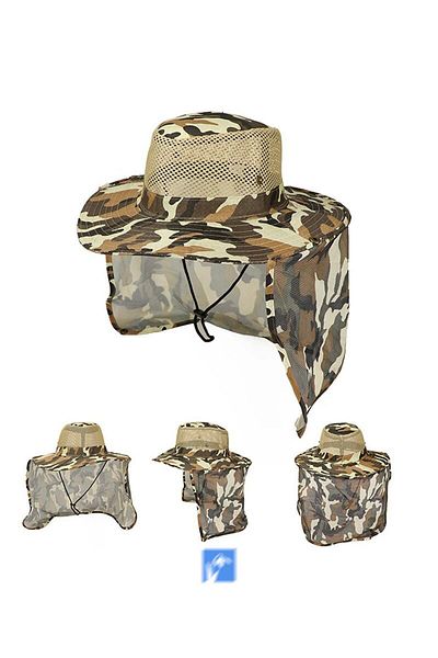 Kardelen Butik Denizli Windproof Camouflage Mountaineer Cap ( 56-58 cm )