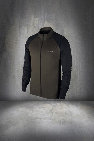 POSEIDON STORM Plus Size Men's Khaki Special Supra Combed Cotton Fabric Sportsman Two Piece Running Suit 4Xl-10Xl