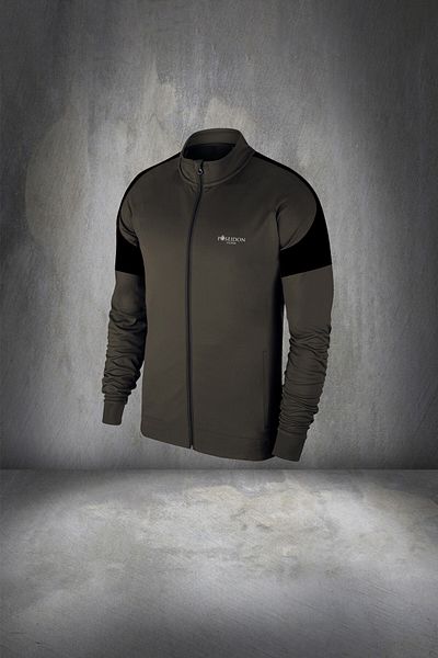 POSEIDON STORM Large Size Men's Khaki Special Supra Combed Cotton Comfortable Style Running Set 4Xl-10Xl