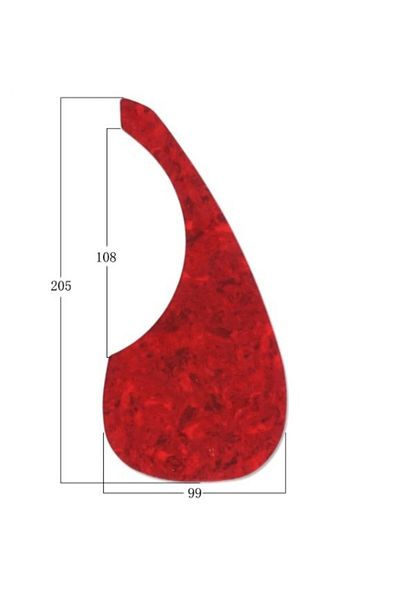 Raymond Joes Pg200rd Πένσα Κιθάρας Κόκκινη - Pickguard
