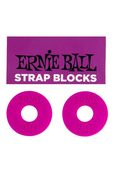 Ernie Ball Ernıe Ball P05618 2 Pieces Strap Blocks Purple