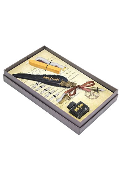 hediyesahibi Harry Potter Divit Kalemli Özel Tasarım Konspet Hediyelik Set