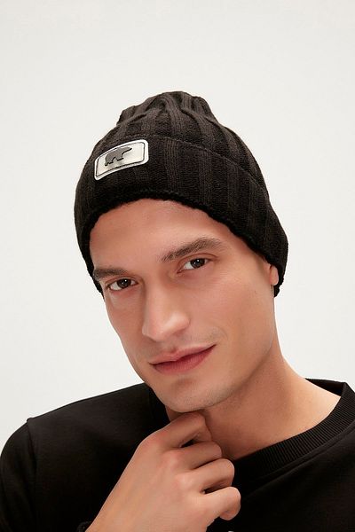 Bad Bear Fisherman Black Beret