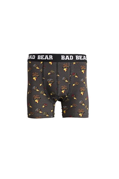 Bad Bear Pizza Patterned Anthracite Men's Boxers