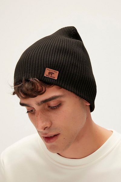 Bad Bear Crude Black Beret