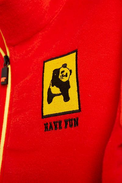 Bad Bear Fun Full-Zip Kids Orange Zippered Children's Fleece Sweatshirt