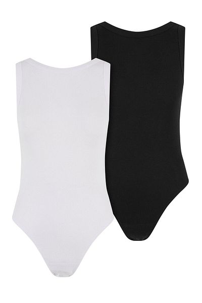 Urban Classics Damen Ladies Rib Tank Top 2-Pack