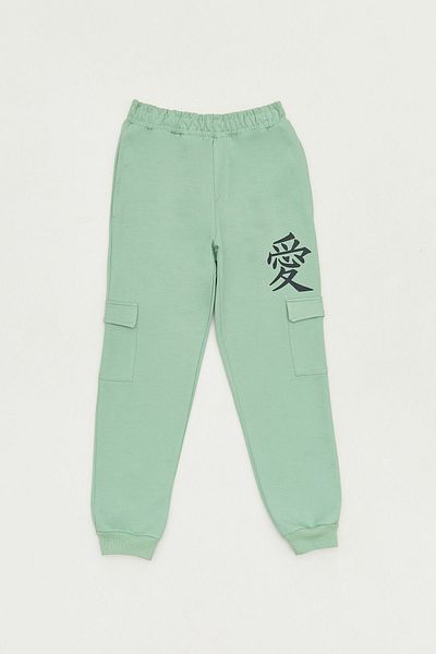 Fulla Moda Παιδικό φούτερ Unisex με στάμπα με ελαστική μέση και τσέπες Cargo