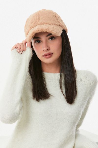 Fulla Moda Feather Back Adjustable Cap Hat