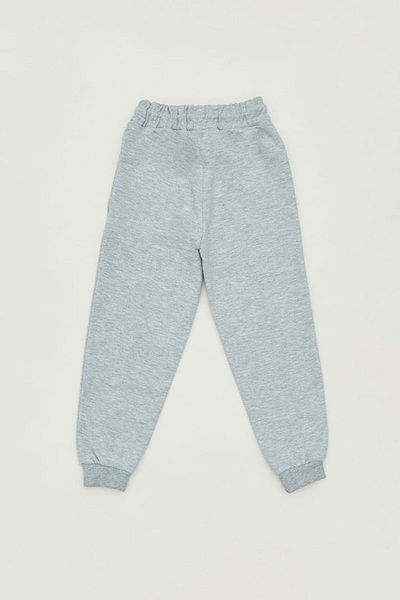 Fulla Moda Pantaloni de sport pentru fetiță, detaliați cu șireturi, cu talie de jogging