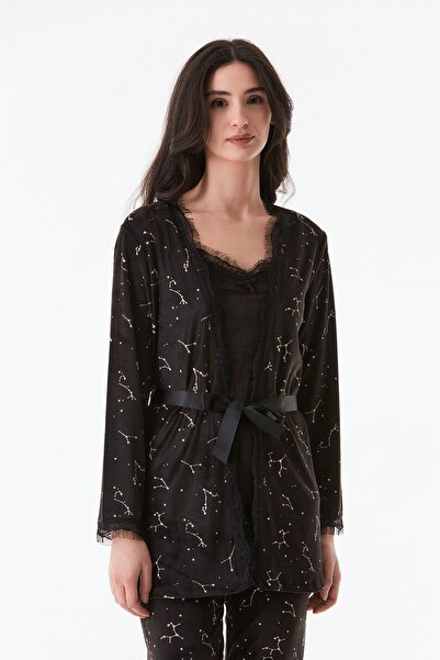 Fulla Moda Basic Velvet 3-Piece Pajama Set