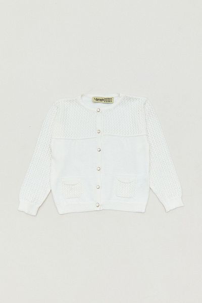 Fulla Moda Buttoned Girl's Cardigan