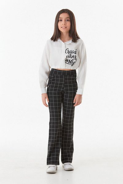 Fulla Moda High Waist Flare Girl's Pants