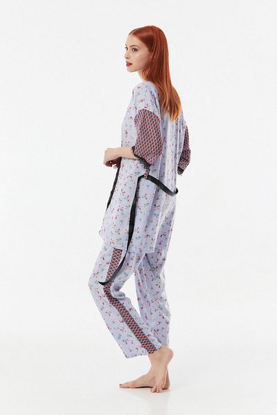 Fulla Moda Set de pijamale din 3 piese cu model floral