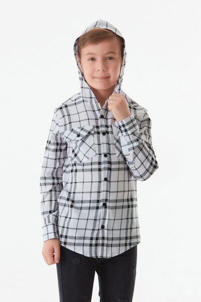 Fulla Moda Πουκάμισο για αγόρι με καρό σχέδιο