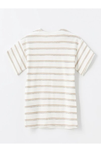 LC Waikiki LCW Baby Crew Neck T-Shirt and Shorts for Baby Boy - Set of 2