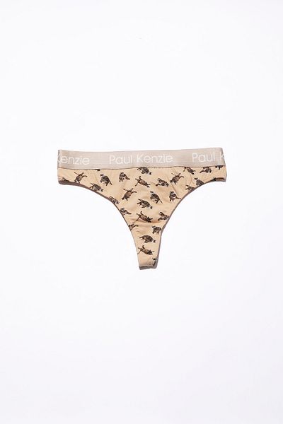 Paul Kenzie Patterned Women's String Panties - X Saving Home Chubby