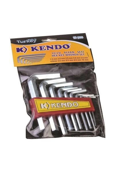 Kendo Bieney 10 Piece Allen Key Set Allen Key Set 10 Pieces Pra-490015-5133ye