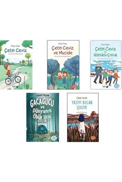 FOM Kitap Sinan Yaşar 5 Kitap Set - Çetin Ceviz -çetin Ceviz Ve Mucide