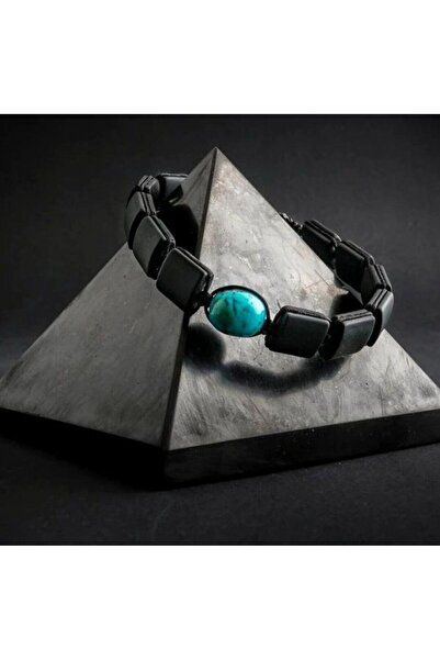 GİZEMLİ DOĞAL TAŞ Gizemli Doğal Taş Obsidyen/Turkuaz Bileklik Nazar Sihir Büyü Anksiyete İskelet Kas Sistemi Hastalıkl