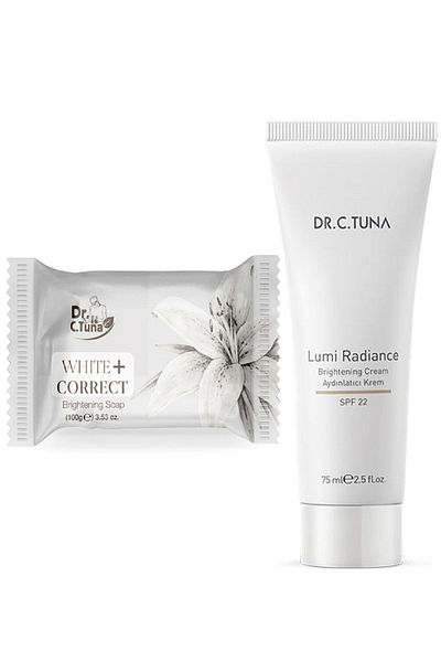 Farmasi Dr. C. Tuna Face Whitening Brightening Cream + Soap Set