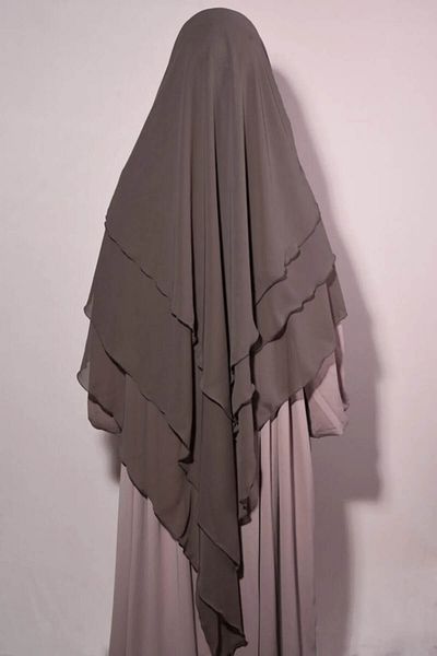 İSTANBULSTYLEMODA Hijab Veiled Souffle Khimar Shawl - SHAL2320