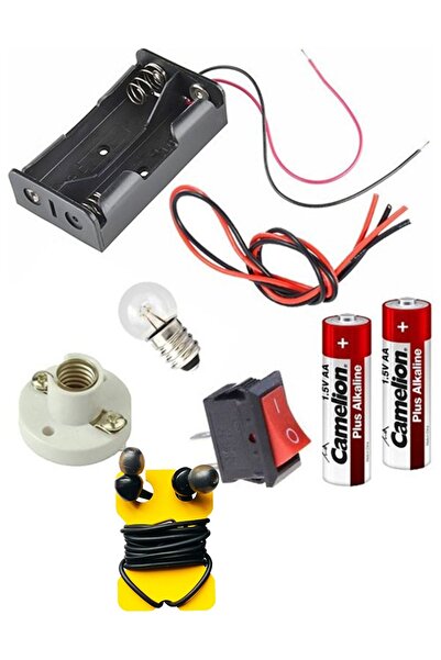 Genel Markalar Lamba Elektrik Deney Seti - Basit Devre Yapma Elektrik Deney S...