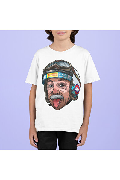 MAGORS Einstein Štampano Pamuk paket kratkih rukava za decu T-shirt - okrugla...