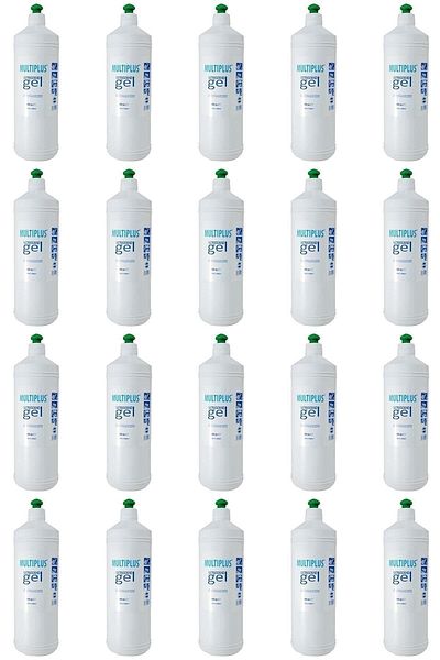 Multiplus 1000 ml Ultrasound Ecg and Epilation Gel - 20 Pieces/1 Box