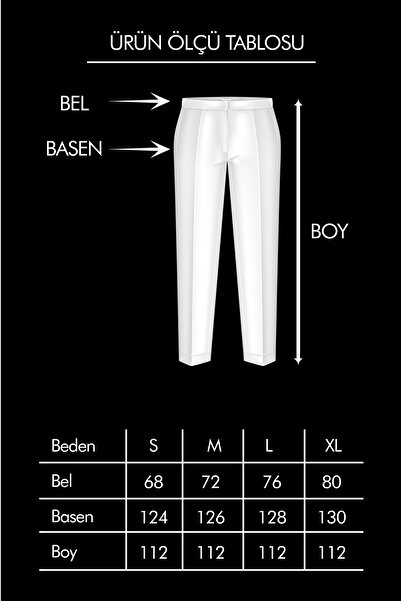 Ortaya Çık Beige Modal Fabric - Comfortable Trousers with Elastic Waist