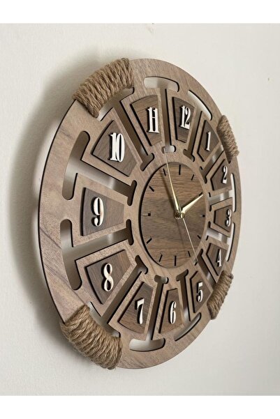 Ümra lazer Laser Cut Decorative Wall Clock 40X40