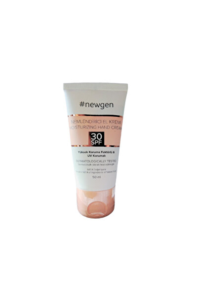 NewGen Yüksek Koruma Faktörlü ve UV Korumalı Nemlendirici El Kremi