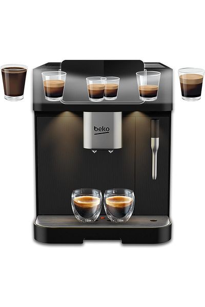 Beko CaffeExperto Bean-Cup Coffee Espresso Machine 19 Bar, 5 Pre-Set options, 2L Tank - CEG7302B