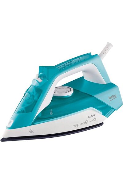 Beko Steam Iron Ceramic coated, Manual knob, Anti-Drip, Auto Off, Self-Clean Vertical Steam SIM3122T