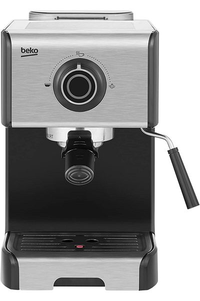 Beko Espresso Coffee Machine One Touch brews, 15 Bar Pump, 1.2L Tank, Cup Warmer, Drip tray -CEP152B