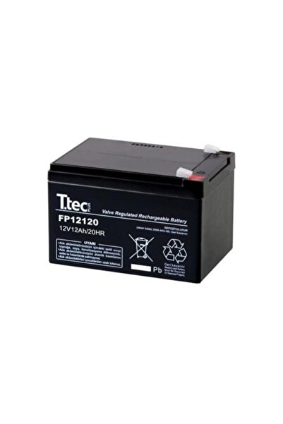 Genel Markalar Ttec 12 Volt 12 Amper Kuru Akü 12v 12ah