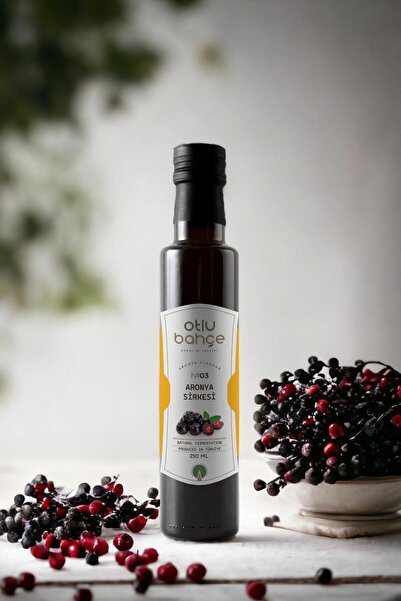 Otlu Bahçe Doğal Fermantasyon Aronya Sirkesi 250ml ( Natural Fermentation Aronia Vinegar)