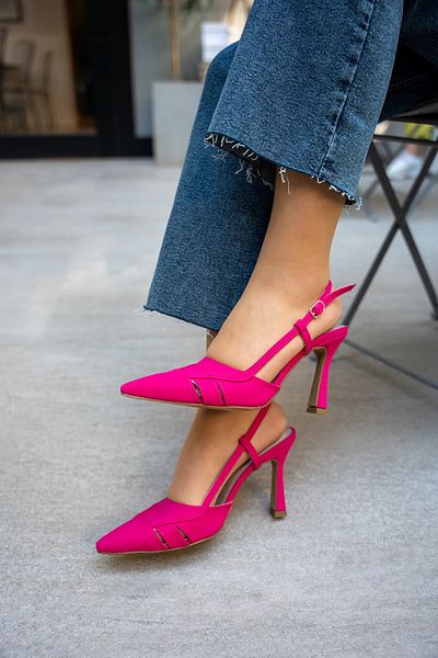 LAMİNTA Pantofi cu toc pentru femei Fuchsia Gleen