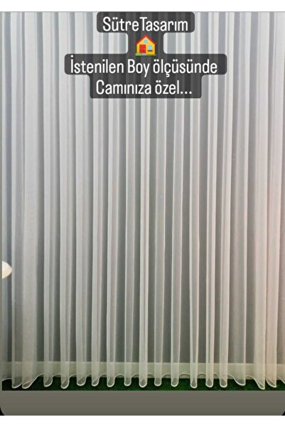 SütreTasarım Naturel Bambu Şantuk Ttm Zemin 1x2,50 Boru Pile Ütü Istemeyen Tü...