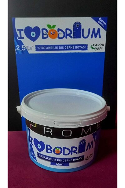PROME Bodrum Mavisi %100 Akrilik Dış Cephe Boyası 3 Kg