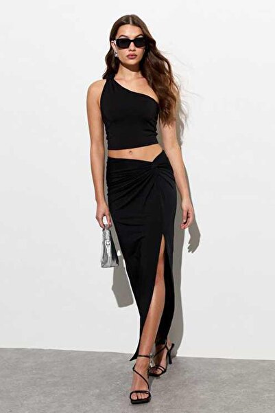 Seeh Model SH160 - Fusta maxi neagra: talie adunata si crapatura