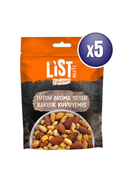 List Flavours Tütsü Soslu Karışık Kuruyemiş 5 x 150 g