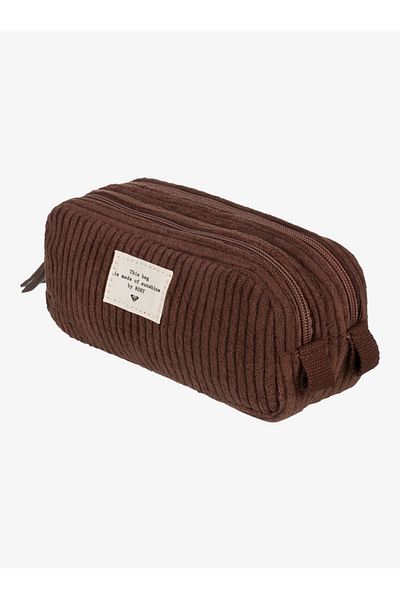 Roxy Cozy Nature Double Zip Women's Brown Pen Holder Erjaa04188-rsy0