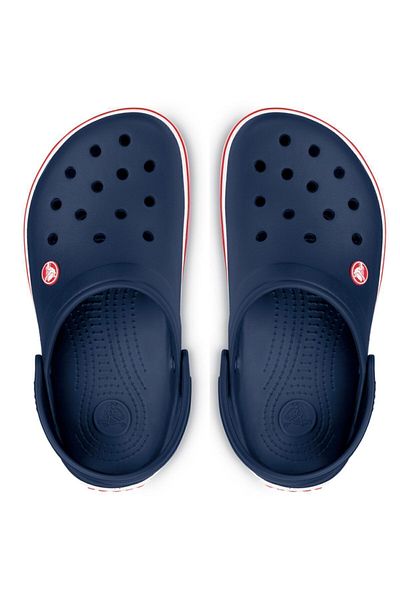 Crocs Παντόφλες με κόκκινες και άσπρες ρίγες μπλέ μπλέ Unisex Crocband Edge