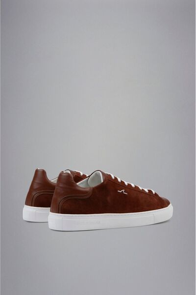 PAUL&SHARK Ανδρική δερμάτινη άνετη σόλα καθημερινής χρήσης καφέ 1 αθλητικά παπούτσια 24418002-493