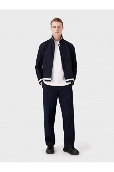 Emporio Armani Ανδρικό μακρυμάνικο μπλουζάκι κανονικής εφαρμογής καθημερινής χρήσης λευκό 6R1TBZ 1JWZZ-0101