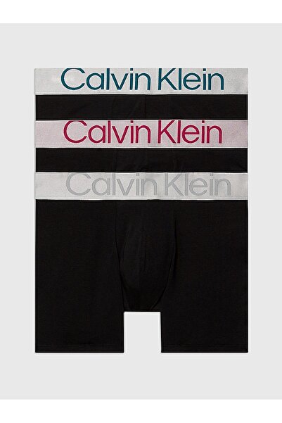 Calvin Klein Erkek Basic Calvin Klein İmzalı Bel Bantlı Siyah1  Boxer 000NB31...
