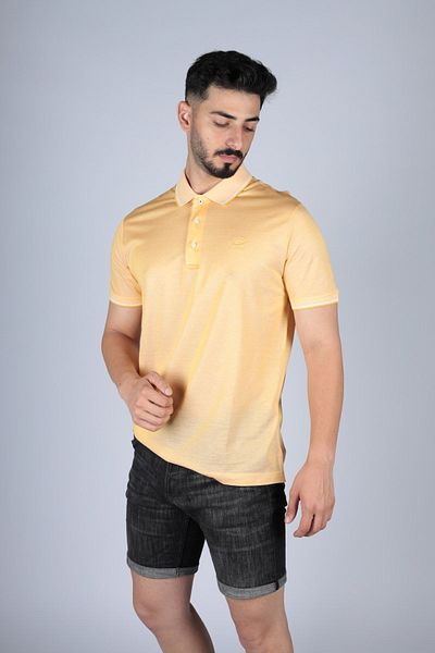 PAUL&SHARK Ανδρικό λογότυπο Basic Regular Fit κοντομάνικο λευκό μπλουζάκι με λαιμόκοψη 11311707 -043