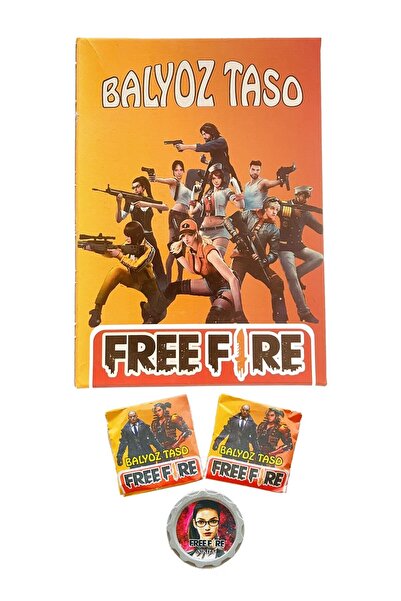 Free Fire 100 Adet Taso Çocuk Oyuncu Tasoları