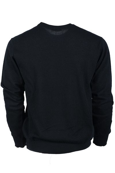 PAUL&SHARK Men's Brand Logo Detailed Regular Fit Long Sleeve Navy Blue Sweater P20P1534-050
